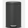 BRABANTIA 113802 Pedal Bin Newicon, 12 litara, kanta za otpad, mineral infinity siva