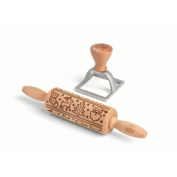 MARCATO SET ZA IZRADU BOŽIČNIH KOLAČIĆA, CRVENI