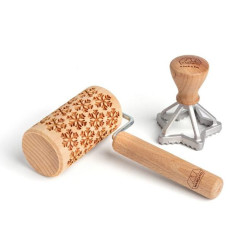 MARCATO SET ZA IZRADU BOŽIČNIH KOLAČIĆA, PLAVI