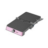 Westinghouse Retro Pink, preklopni toster/roštilj, 2200 W