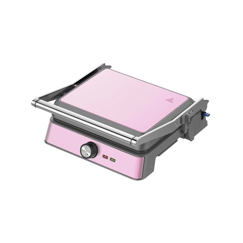 Westinghouse Retro Pink, preklopni toster/roštilj, 2200 W