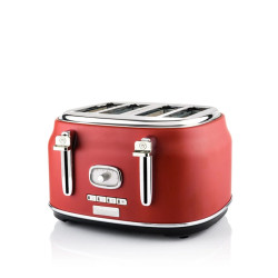 Westinghouse Retro Red 4 Slice toster, 1750 W
