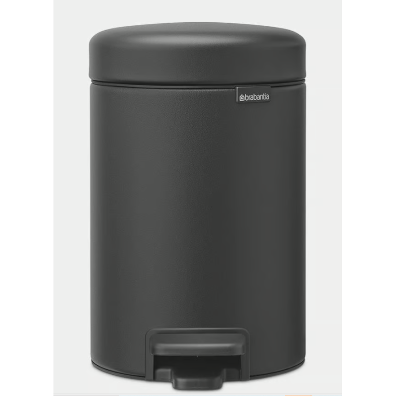 BRABANTIA 233463 Pedal Bin Newicon, 5 litara, kanta za otpad, confident siva
