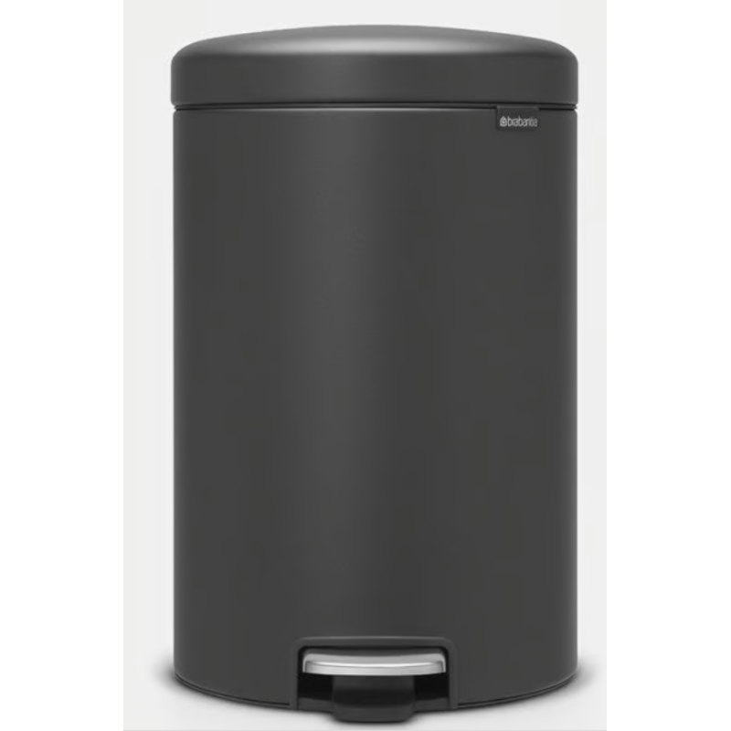 BRABANTIA 114182 Pedal Bin Newicon, 20 litara, kanta za otpad, mineral infinity siva