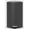 BRABANTIA 114182 Pedal Bin Newicon, 20 litara, kanta za otpad, mineral infinity siva