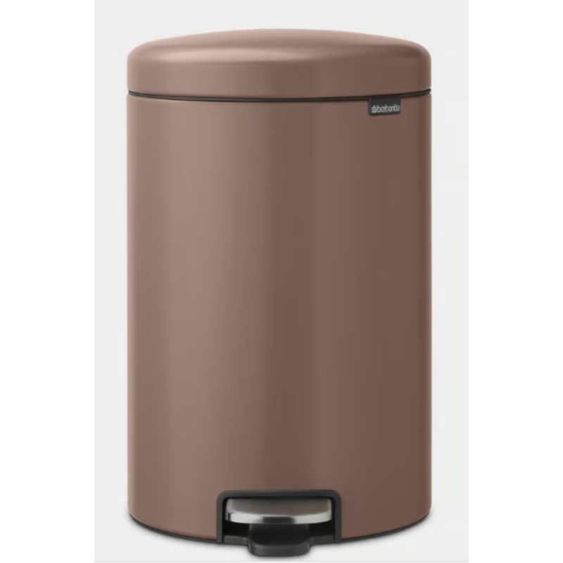 BRABANTIA 234026 Pedal Bin Newicon, 20 litara, kanta za otpad, satin taupe