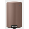 BRABANTIA 234026 Pedal Bin Newicon, 20 litara, kanta za otpad, satin taupe