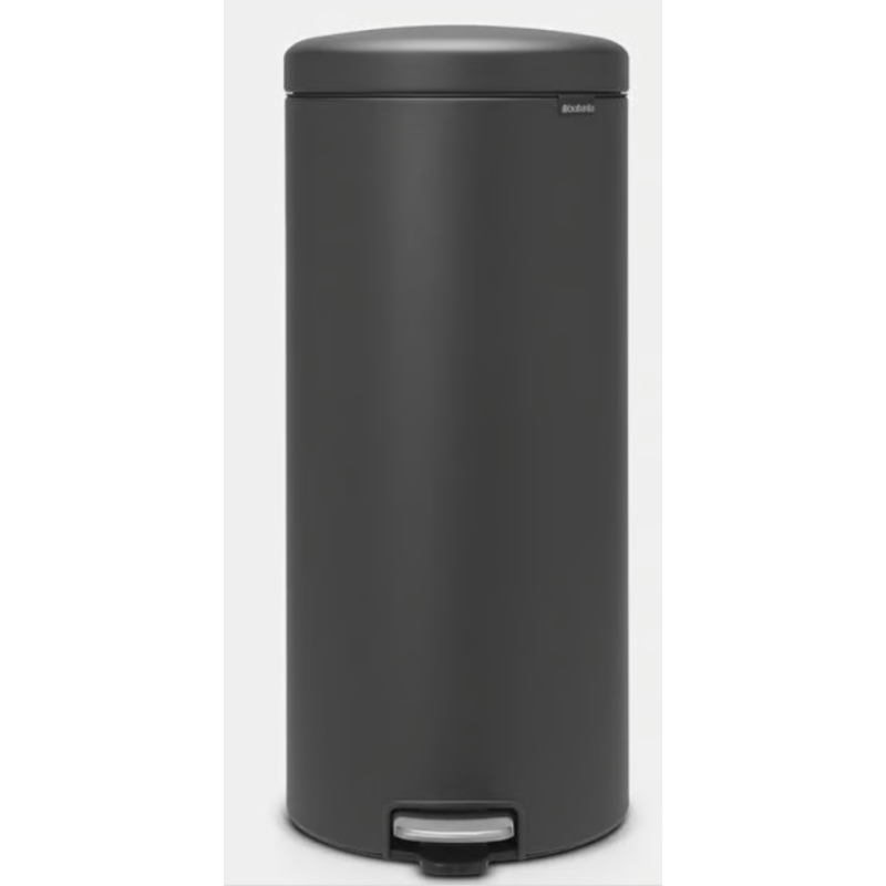 BRABANTIA 114663 Pedal Bin Newicon, 30 litara, kanta za otpad, mineral infinite siva