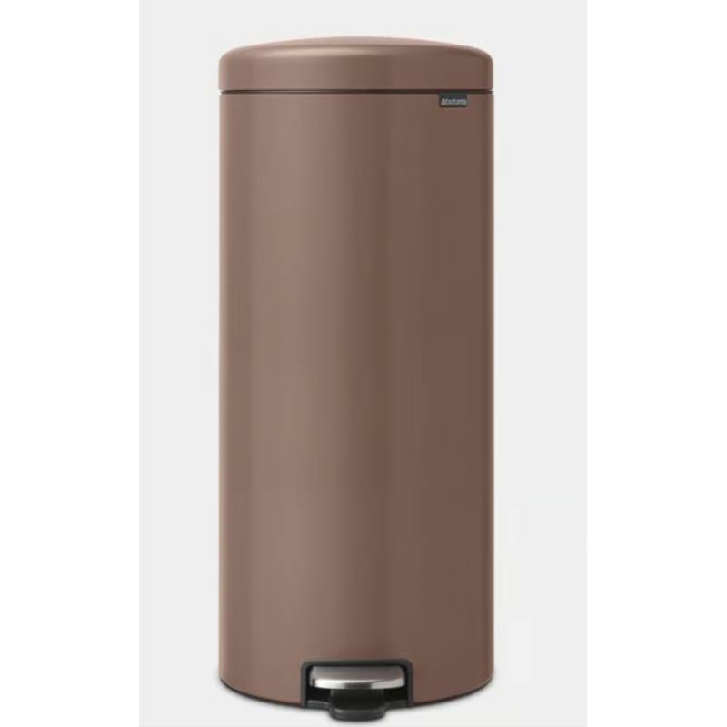 BRABANTIA 234040 Pedal Bin Newicon, 30 litara, kanta za otpad, satin taupe