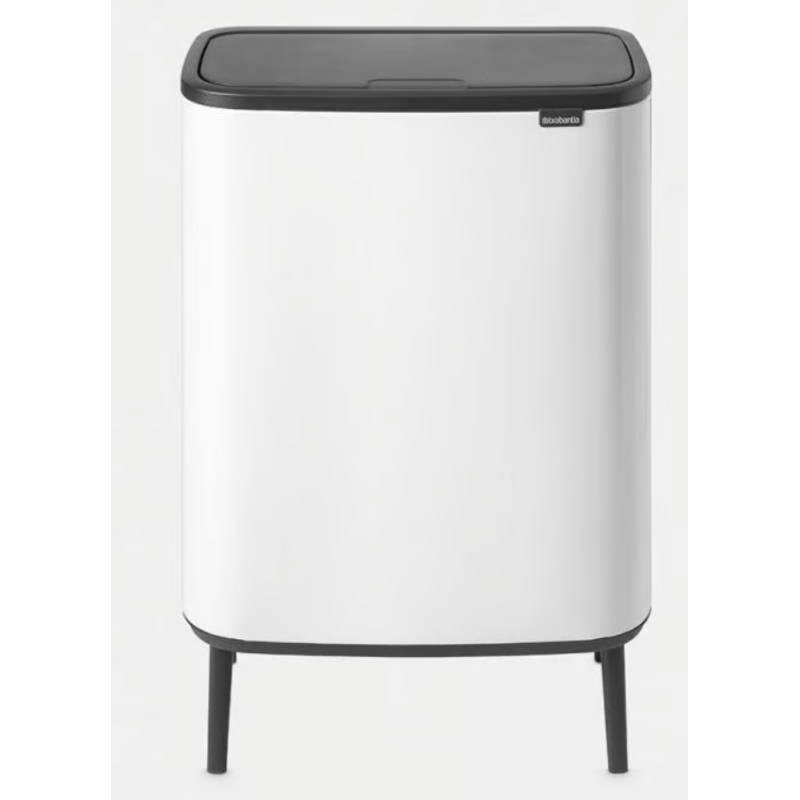 BRABANTIA 130601 Bo Touch Bin Hi 2 x 30 litara, kanta za otpad, bijela