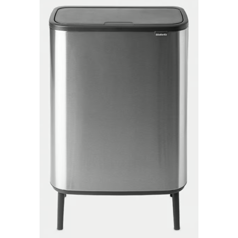 BRABANTIA 130649 Bo Touch Bin Hi 2 x 30 litara, kanta za otpad, matt inox fingerprint proof, bez otisaka prstiju