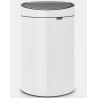 BRABANTIA 114984 Touch Bin , 40 litara, kanta za otpad, bijela