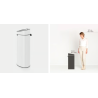 BRABANTIA 114984 Touch Bin , 40 litara, kanta za otpad, bijela