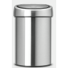 BRABANTIA 378645 Touch Bin, 3 litre, kanta za otpad, matt inox fingerprint proof