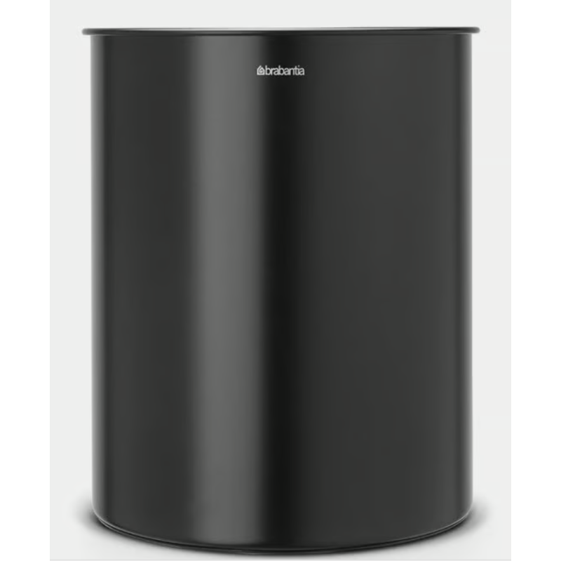 BRABANTIA 181443 Waste Paper Bin 15 litara, kanta za papir/otpad, matt crna