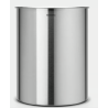BRABANTIA 313387 Waste Paper Bin 15 litara, kanta za papir/otpad, matt inox