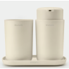 BRABANTIA 223402 posuda za četkice + dozer za sapun , soft bež