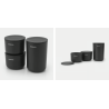 BRABANTIA 281303 posude za odlaganje , 3 komada , tamno siva