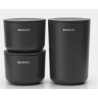 BRABANTIA 281303 posude za odlaganje , 3 komada , tamno siva