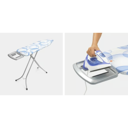 BRABANTIA 101205 daska za glačanje B, SSIR , Perfect Flow, 124 X 38 cm, Bubbles