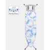 BRABANTIA 101205 daska za glačanje B, SSIR , Perfect Flow, 124 X 38 cm, Bubbles