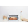 BRABANTIA 306044 Roll Top Bread Bin Medium, kutija za kruh, peciva, muffine, bijela