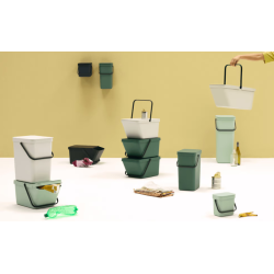 BRABANTIA 129865 Sort & Go , kanta za otpad, 3 litre, jela zelena