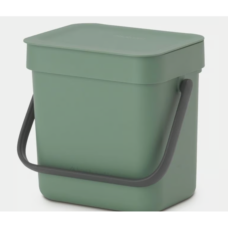 BRABANTIA 129865 Sort & Go , kanta za otpad, 3 litre, jela zelena
