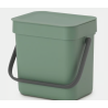 BRABANTIA 129865 Sort & Go , kanta za otpad, 3 litre, jela zelena