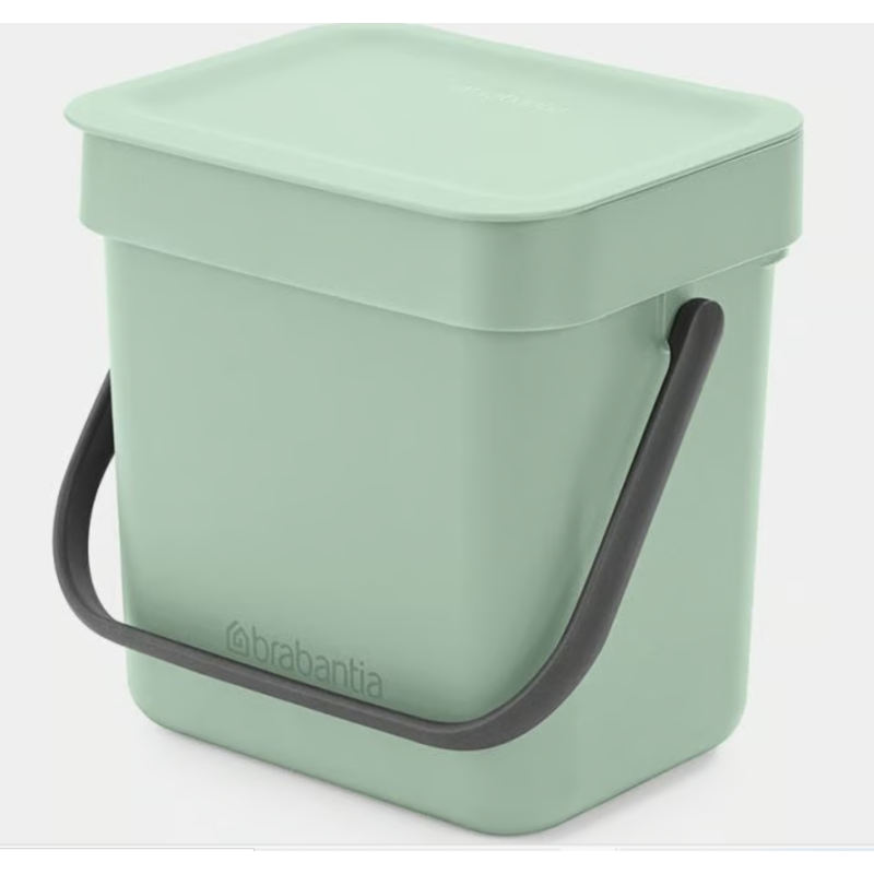 BRABANTIA 211683 Sort & Go , kanta za otpad, 3 litre, jade zelena
