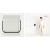 BRABANTIA 213229 Sort & Go , kanta za otpad, 3 litre, svijetlo siva