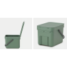 BRABANTIA 129841 Sort & Go , kanta za otpad, 6 litara, jela zelena