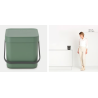 BRABANTIA 129841 Sort & Go , kanta za otpad, 6 litara, jela zelena