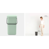 BRABANTIA 211829 Sort & Go , kanta za otpad, 12 litara, jade zelena