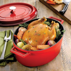 Lava LV O TC 31 K2 R ovalni lonac, 30 cm, crveni, 25 x 31 cm, crveni, 5.47 litara