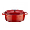 Lava LV O TC 31 K2 R ovalni lonac, 30 cm, crveni, 25 x 31 cm, crveni, 5.47 litara
