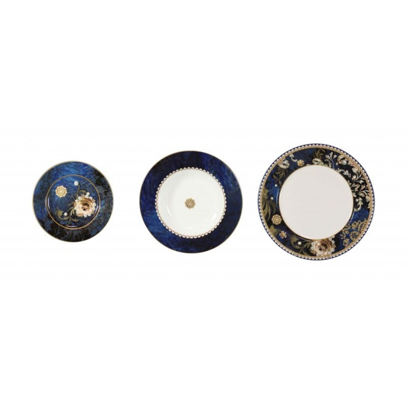 Brandani Danubio Blu 18 dijelni set suđa