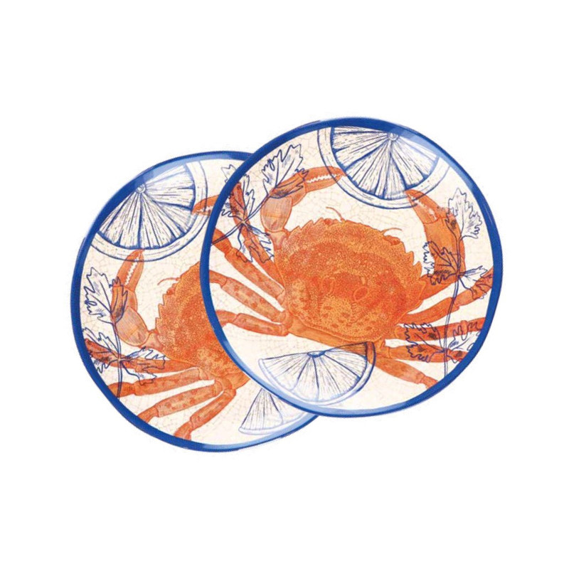 Rose&Tulipani Ocean Life desertni tanjur od melamina