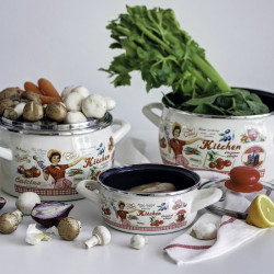 METALAC RASPJEVANA KUHARICA POSUDA PLITKA  16cm / 1,50lit, i za INDUKCIJU