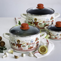 METALAC RASPJEVANA KUHARICA POSUDA DUBOKA  18cm / 3.10lit, i za INDUKCIJU