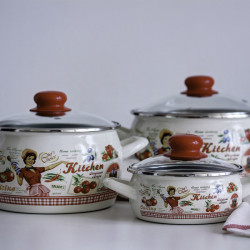 METALAC RASPJEVANA KUHARICA POSUDA DUBOKA  24cm / 7.50lit, i za INDUKCIJU