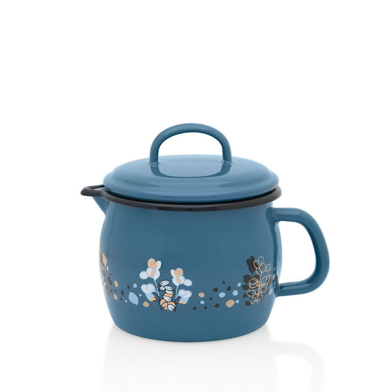 METALAC BLUE COOKING DELIGHT, trbušasti lončić sa kljunom 12cm/ 1.3 lit, i za INDUKCIJU