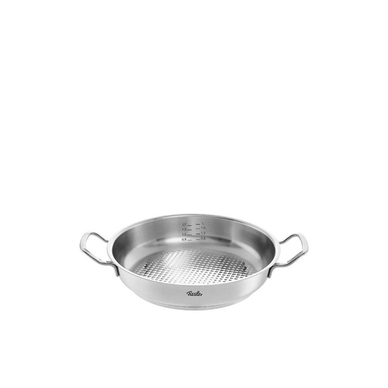 FISSLER Original-Profi Collection® NovoGrill inox tava sa dvije ručke, 24 cm promjer, 2.00 litara 084-388-24-100/0