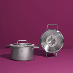 FISSLER Pure Collection niski lonac sa staklenim poklopcem, 2.40 litara, 20 cm, 086-125-20-000/0