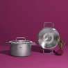 FISSLER Pure Collection niski lonac sa staklenim poklopcem, 2.40 litara, 20 cm, 086-125-20-000/0