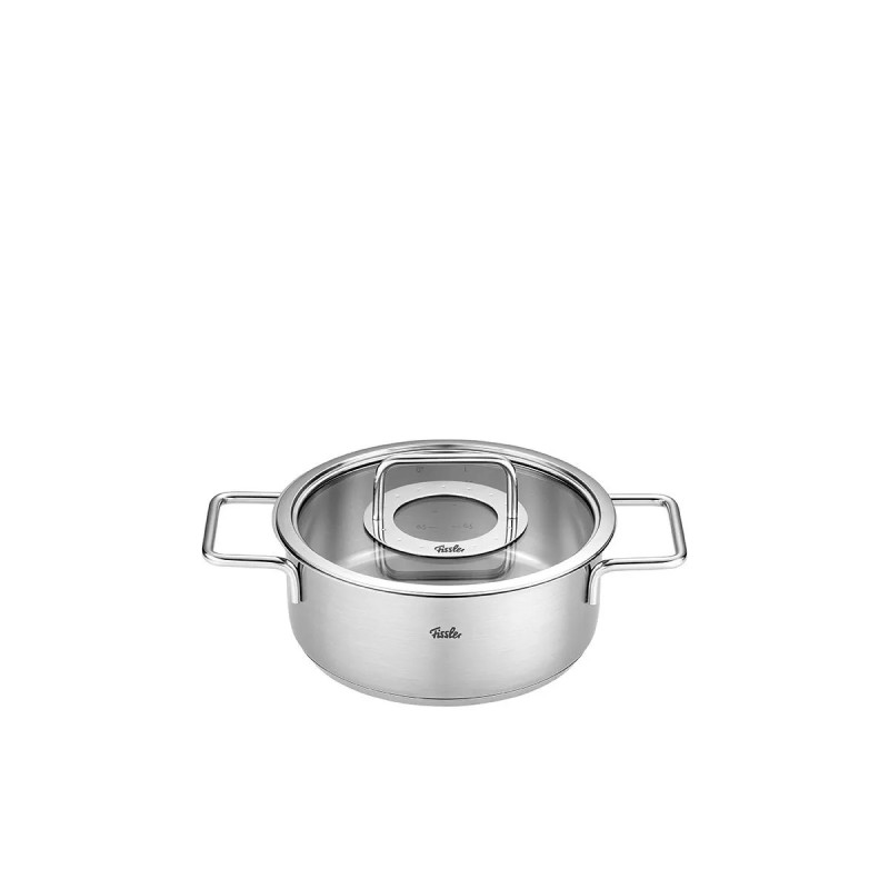 FISSLER Pure Collection niski lonac sa staklenim poklopcem, 2.40 litara, 20 cm, 086-125-20-000/0