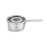 FISSLER Pure Collection posuda za umake sa drškom i stakleni poklopac, 16 cm, 1.40 litara, 086-155-16-000/0