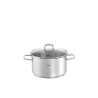 FISSLER VISEO  inox lonac sa staklenim poklopcima, 24 cm, 5.70 litra, i za INDUKCIJU, 084-117-24-001/0